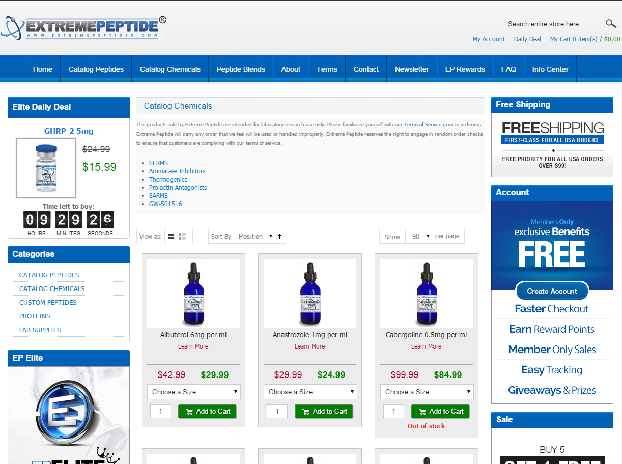 Buy Research Chemicals From Extreme Peptide